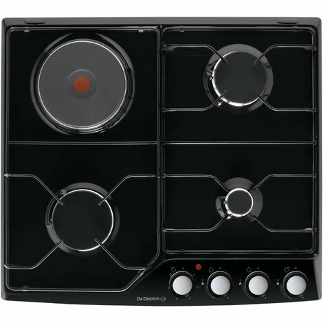 4-Flammen-Emaille-Mischkochfeld schwarz - dpe7610bm - de dietrich 4-Flammen-Emaille-Mischkochfeld Schwarz - Dpe7610bm - De Dietrich -DE DIETRICH SHOP 70419832 1