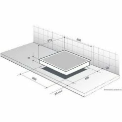 Induktionskochfeld 65cm 3 Brenner 7400kw Schwarz - Dpi7570xt - De Dietrich -DE DIETRICH SHOP 71330528 4